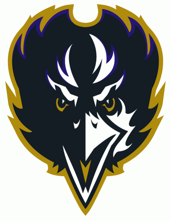 Baltimore Ravens 1996-1998 Alternate Logo fabric transfer version 4